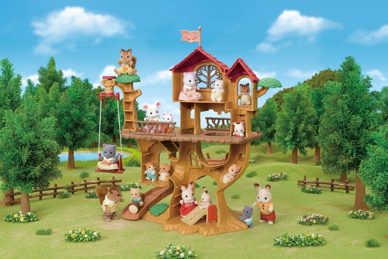Calico Critters Adventure Treehouse Gift Set, Collectible Dollhouse, Figure and Accessories - Image 5